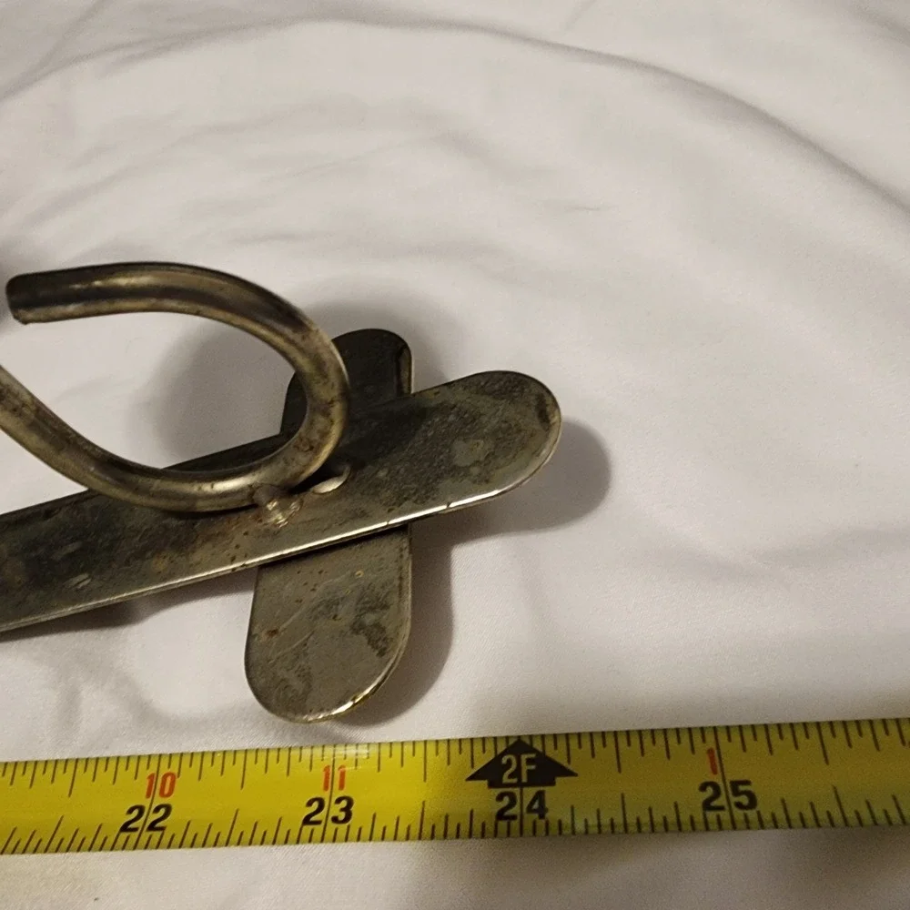 Vintage Jointed Folding Brass Alloy 5 Candle‎ Candelabra Candlesticks Ruffled